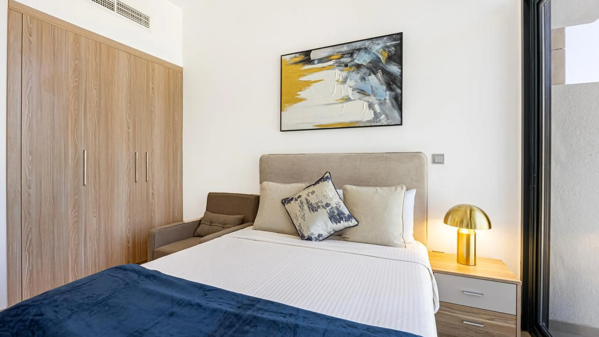 Apartman Daniels Cozy Cove Studio In Meydan Dubaj Egyesült Arab Emírségek